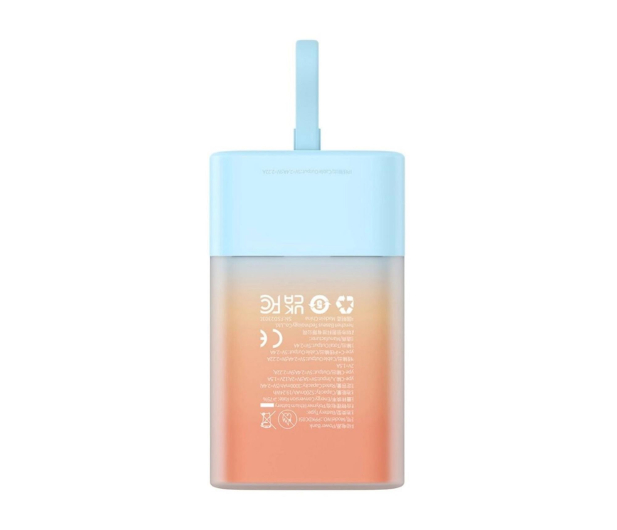 Baseus Powerbank Popsicle 5200mAh 20W z kablem niebiesko-pomarańcz - 1502077 - zdjęcie 5